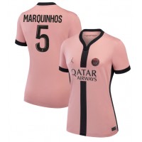 Camiseta Paris Saint-Germain Marquinhos #5 Tercera Equipación Replica 2024-25 para mujer mangas cortas